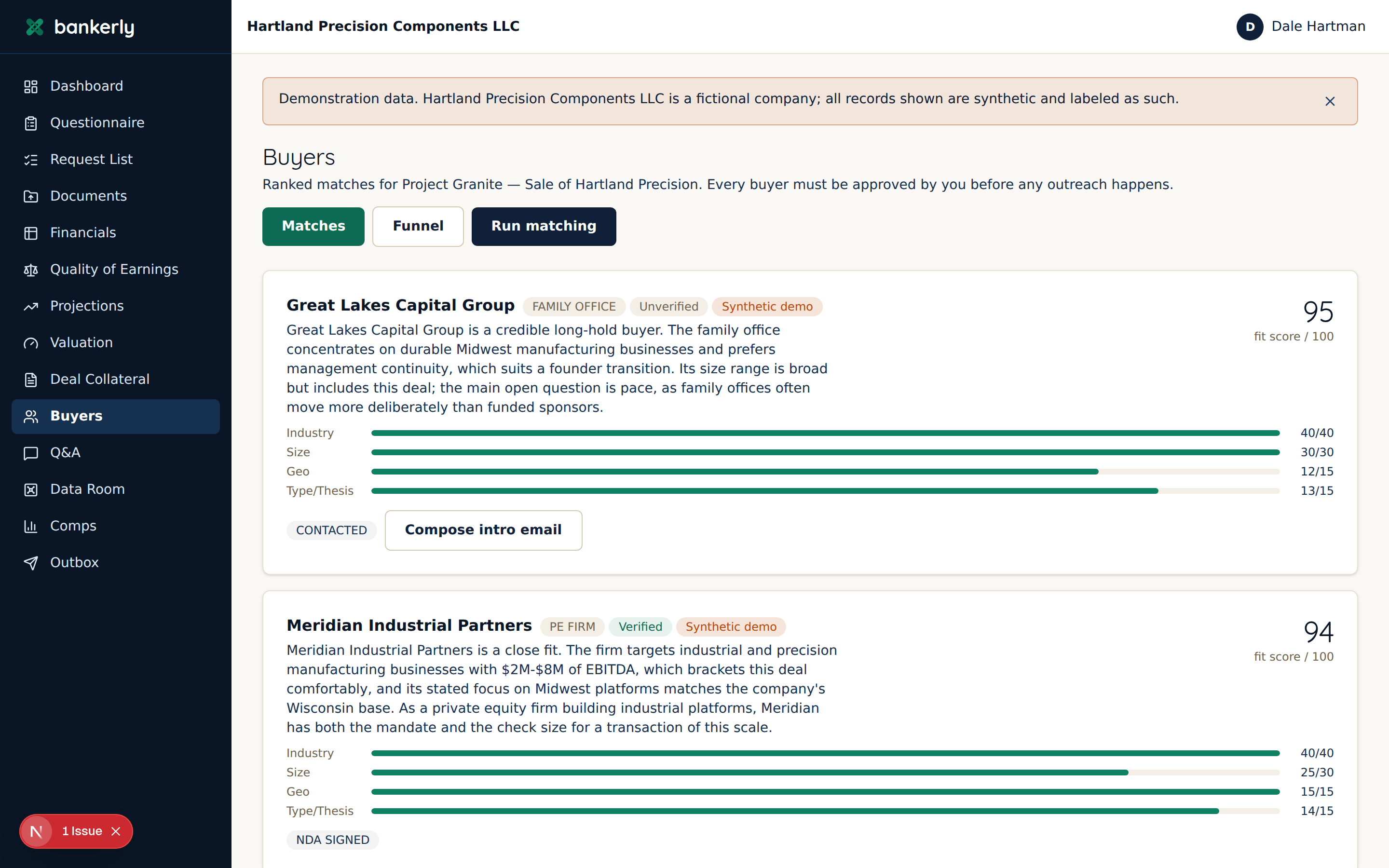 Anonymous teaser — sample generated by Bankerly from fictional demonstration data